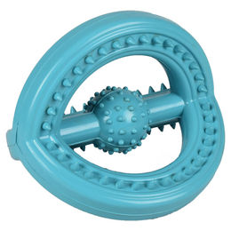 Produktbild von Flamingo Hundespielzeug Scrum Tri-Ring aus Gummi blau