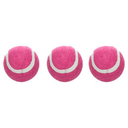 Flamingo Hundespielzeug Smash Tennisball aus Gummi rosa 3 Stück Ø 5,1 cm – Bild 1 von 1