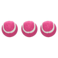Produktbild von Flamingo Hundespielzeug Smash Tennisball aus Gummi rosa 3 Stück Ø 5,1 cm