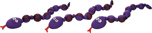 Flamingo Hundespielzeug Snala Schlange Emoji Lila 85 cm aus Neopren mit Quietschfunktion und Schwimmfähigkeit – Bild 1 von 6