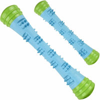 Produktbild von Flamingo Hundespielzeug Spector Stick aus TPR Blau Grün 23 cm - 23 cm
