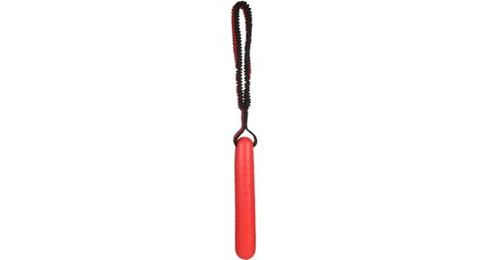 Flamingo Hundespielzeug Strekta Wurfspielzeug mit Bungee aus Gummi Rot Schwarz 55x4,5x4,5cm – Bild 1 von 1