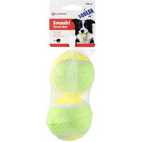 Produktbild von Flamingo Hundespielzeug Tennisball Smash mit Squeaker aus Gummi 8 cm 2 Stück - 2 x 8 cm