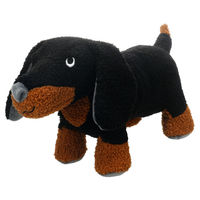 Produktbild von Flamingo Hundespielzeug Theo Plüschspielzeug Schwarz 16 x 44 x 22 cm