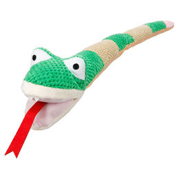 Flamingo Hundespielzeug Tongo Schlange Plüsch Grün 84 x 11 x 10,5 cm – Bild 1 von 1