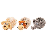 Produktbild von Flamingo Hundespielzeug TPR Ball Elefant oder Büffel mit Quietschfunktion bunt
