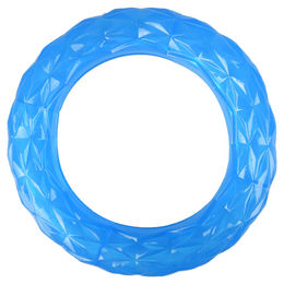 Flamingo Hundespielzeug TPR Ring Crystal Feeder Blau Größe L - 22 cm – Bild 1 von 2
