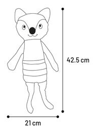 Produktbild von Flamingo Hundespielzeug Wigri Fuchs Beige aus Plüsch für alle Hunde und Altersstufen