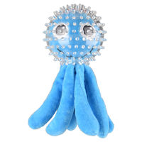 Produktbild von Flamingo Hundespielzeug Wilco Tintenfisch aus TPR mit Quietschfunktion blau 16cm