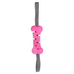 Flamingo Hundespielzeug Xila Knochen aus TPR-Schaum Fuchsia 37,5 cm – Bild 1 von 2