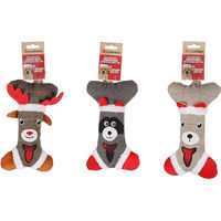 Produktbild von Flamingo Hundespielzeug Xmas Beto mit Squeaker in verschiedenen Motiven 35x14,5 cm