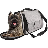 Produktbild von Flamingo Hundetasche Amy Transportbox für kleine Rassen Grau aus Stoff