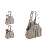 Produktbild von Flamingo Hundetasche Gilian Tragetasche für kleine bis mittlere Hunde Grau aus Polyester