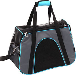 Flamingo Hundetasche Leona Transportbox Grau aus Polyester für kleine Rassen – Bild 1 von 10
