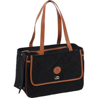 Produktbild von Flamingo Hundetasche Noenie Transportbox Schwarz aus Polyester