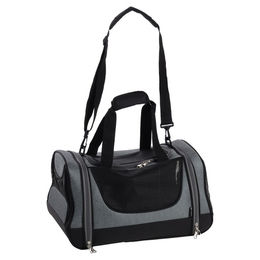 Flamingo Hundetasche Transportbox Grau aus Polyester für kleine Rassen – Bild 1 von 5