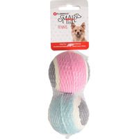 Produktbild von Flamingo Hundetennisball Dog Cub klein Rosa Grün 2 Stück