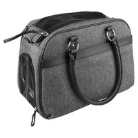 Produktbild von Flamingo Hundetragetasche Cilou Justine Transportbox Grau Schwarz bis 5 kg