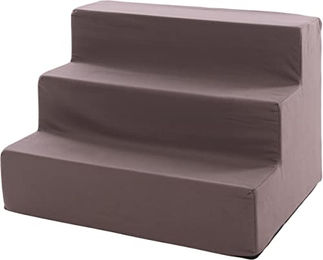 Flamingo Hundetreppe Scala Grau aus Stoff für mittlere Rassen 60x46x40cm – Bild 1 von 5