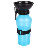 Produktbild von Flamingo Hundetrinkflasche Ollie Blau 600ml aus Kunststoff BPA-frei - 410 ml
