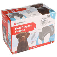 Produktbild von Flamingo Hundewindeln Dipy aus Nylon in Weiß Größe L