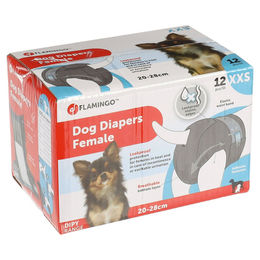 Produktbild von Flamingo Hundewindeln Dipy Mini aus Nylon Größe XXS