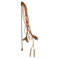 Produktbild von Flamingo Indy Spielangel für Katzen mit Perlen und Federn in Bunt - 45 cm