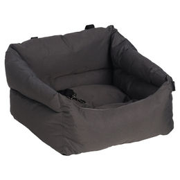 Produktbild von Flamingo Jangles Autositz für Tiere grau aus wasserabweisendem Polyester 50 x 50 x 14,5 cm