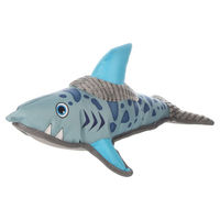 Produktbild von Flamingo Jawsi Hai Hundespielzeug aus Stoff mit Quietschfunktion Blau 43x20x17,5 cm