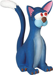 Produktbild von Flamingo Jumbo Katze Spielzeug aus Latex Blau 30 cm