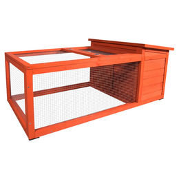 Flamingo Kaninchenstall Atto aus Holz bunt 120x65x51 cm – Bild 1 von 3