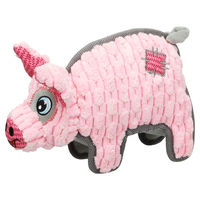 Produktbild von Flamingo Kardi Hundespielzeug Schwein aus Plüsch Rosa 10 x 24 x 16,2 cm