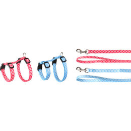 Flamingo Kätzchen Geschirr mit Leine Amsi verstellbar Nylon – Bild 1 von 4