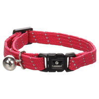 Produktbild von Flamingo Kätzchen Halsband Elza korallenrot