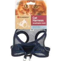 Produktbild von Flamingo Katze Geschirr Step&Go Berta Dunkelblau Größe S 24-29cm 31-35cm