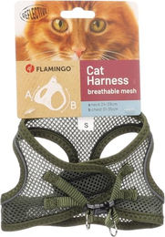 Flamingo Katze Geschirr Step&Go Berta Khaki Größe S 24-29cm 31-35cm – Bild 1 von 4