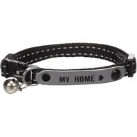 Produktbild von Flamingo Katzen Halsband Jaggo Schwarz 10mm 20-34cm