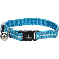 Produktbild von Flamingo Katzen Halsband Jinxy für Kätzchen Hellblau 10mm 15-22cm