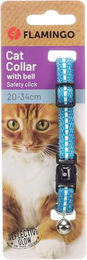 Flamingo Katzen Halsband Jinxy Hellblau 10mm 20-34cm – Bild 1 von 6