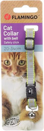 Flamingo Katzen Halsband Minx Hellgrün 10mm 20-34cm – Bild 1 von 5