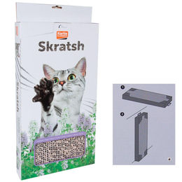 Flamingo Katzen Kratzbrett Jumbo aus Karton Braun 46x22x3,7cm – Bild 1 von 3