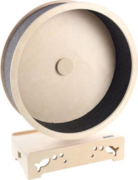 Flamingo Katzen Laufrad Eksi aus Holz in Hellbraun 75x33x93 cm – Bild 1 von 7