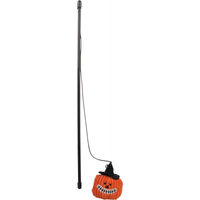 Produktbild von Flamingo Katzenangel Pumpo Kürbis Halloween Katzenspielzeug aus Kunststoff in Orange