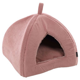 Flamingo Katzenbett Colette Altrosa waschbar und rutschfest – Bild 1 von 4