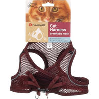 Produktbild von Flamingo Katzengeschirr Step&Go Berta Aubergine Größe M 29-33cm 42-46cm
