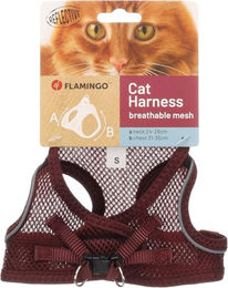 Flamingo Katzengeschirr Step&Go Berta Aubergine Größe S 24-29cm 31-35cm – Bild 1 von 3