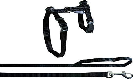 Flamingo Katzengeschirr und Leine Classic Schwarz Größe L 120 cm - 120 cm – Bild 1 von 1