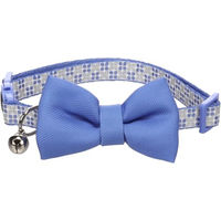 Produktbild von Flamingo Katzenhalsband Casi mit Fliege Blau 20-35 cm
