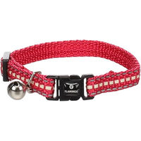 Produktbild von Flamingo Katzenhalsband Jinxy für Kätzchen Korallenrot 10mm 15-22cm