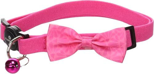 Flamingo Katzenhalsband mit Schleife Castor Rosa 20-35cm – Bild 1 von 6